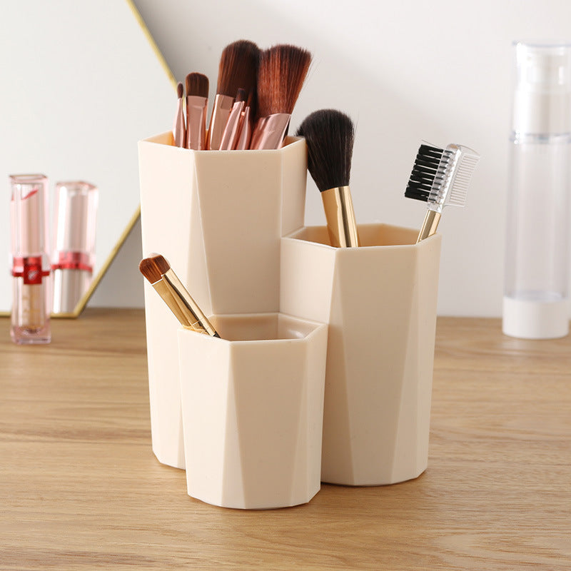 Simple makeup brush storage tube
