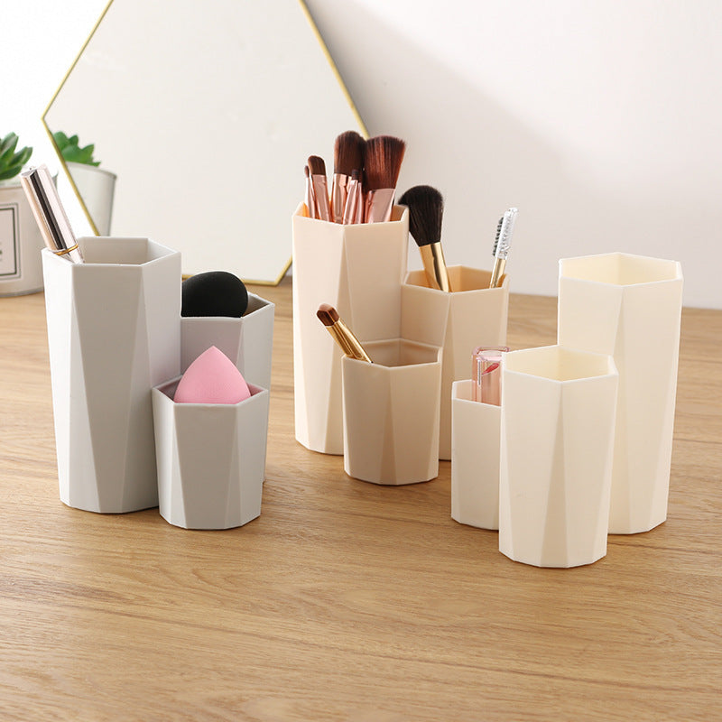 Simple makeup brush storage tube