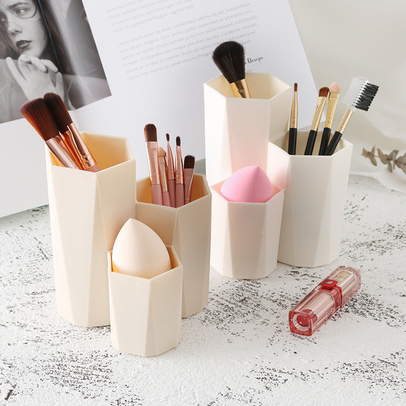 Simple makeup brush storage tube
